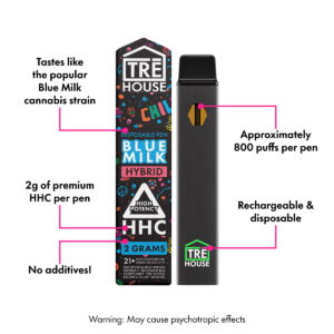 Blue Milk Hybrid HHC Vape Pen Compressify.io