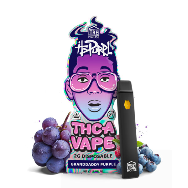 trehouse itspurple 2g vape pen granddaddypurple fp