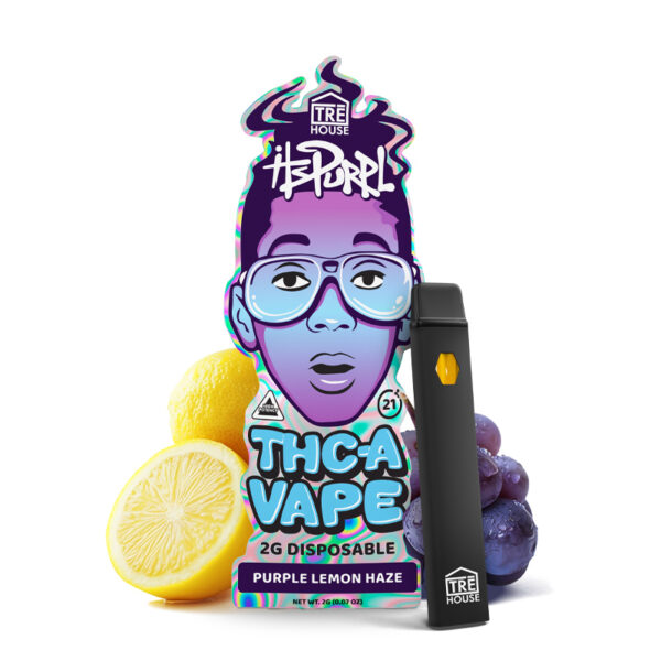 trehouse itspurple 2g vape pen purple lemon haze fp