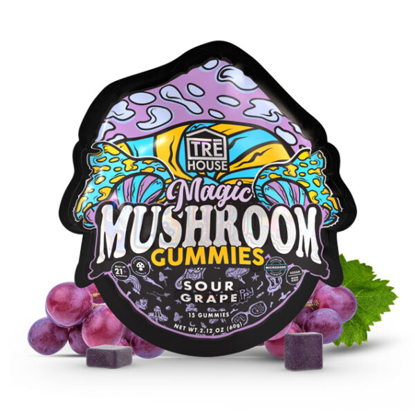 trehouse mushroom gummies sour grape